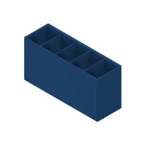 Five Slot Tool Insert short