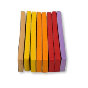 Color-coded sanding pad set for jewelry and clay finishing